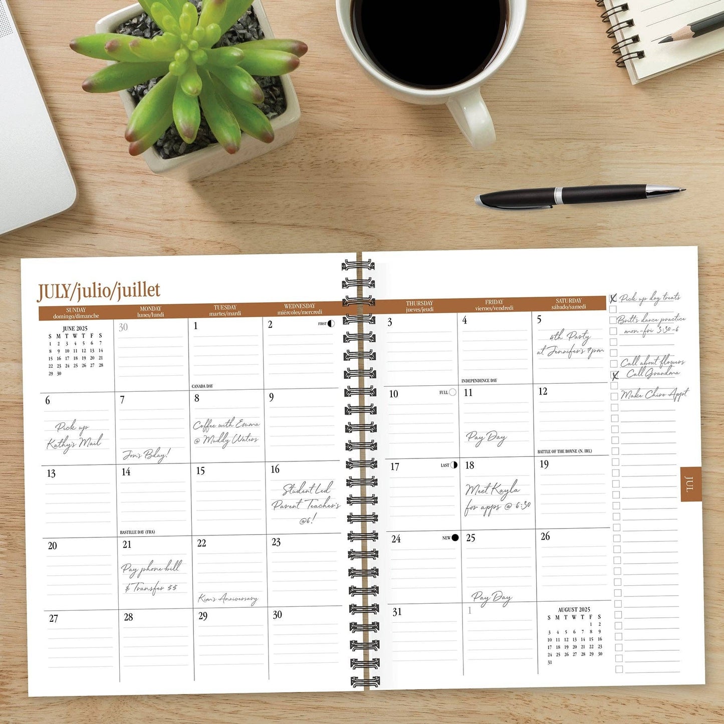 You Need to Calm Down 2025 Softcover Weekly Planner