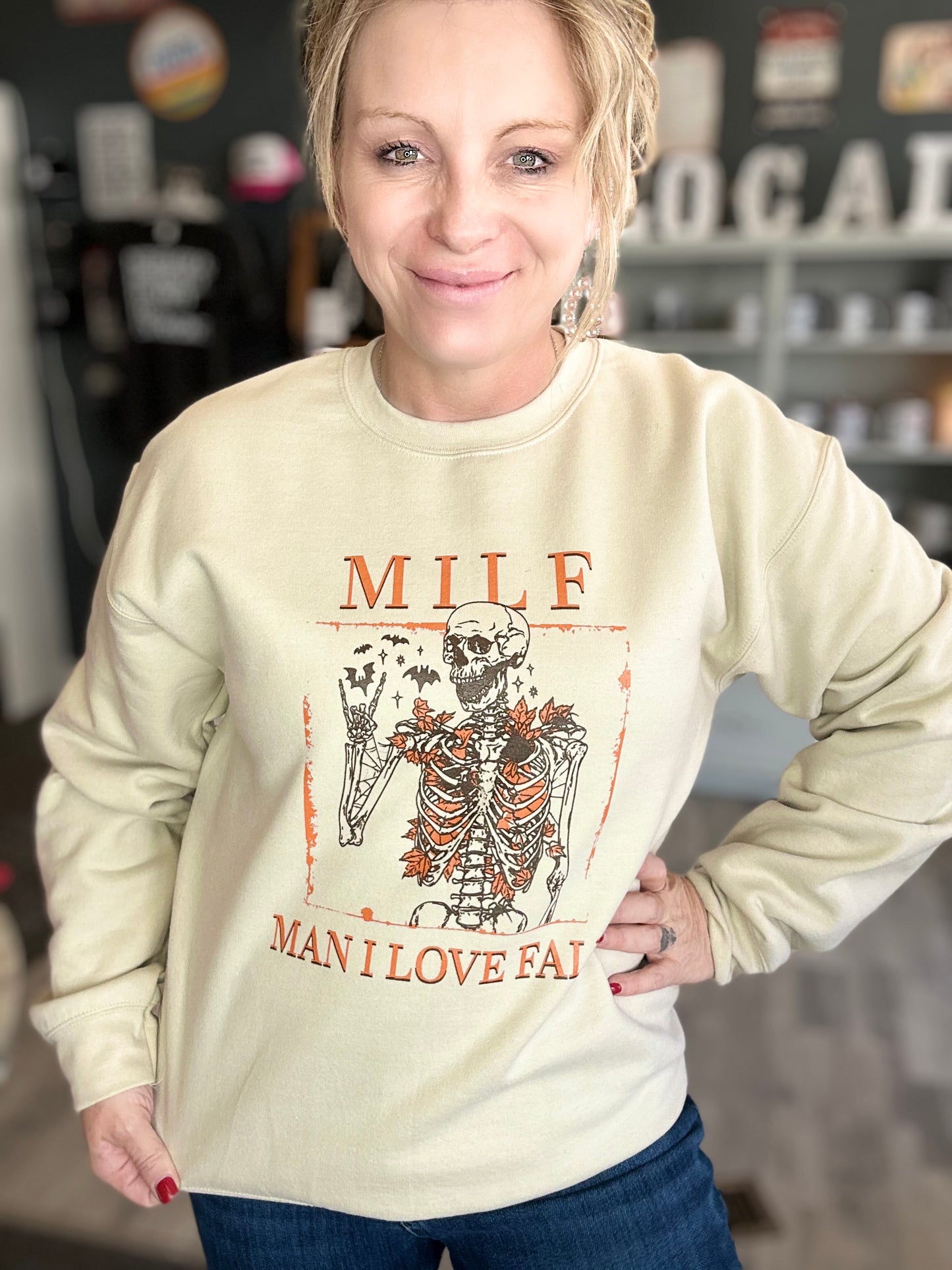 Man I Love Fall Crewneck