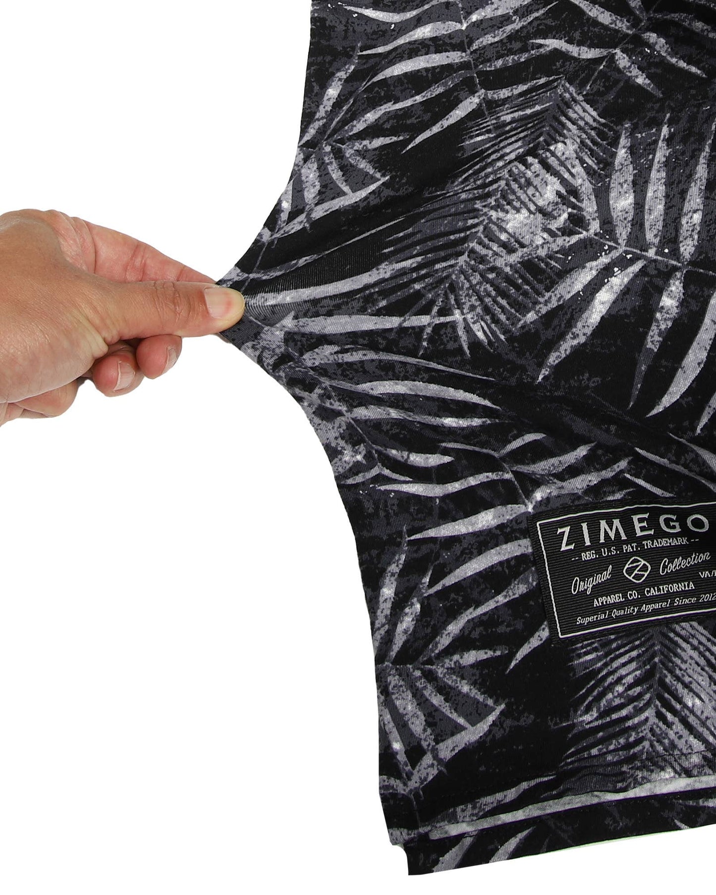 Short Sleeve Hawaiian Tropical Stretch Shirt