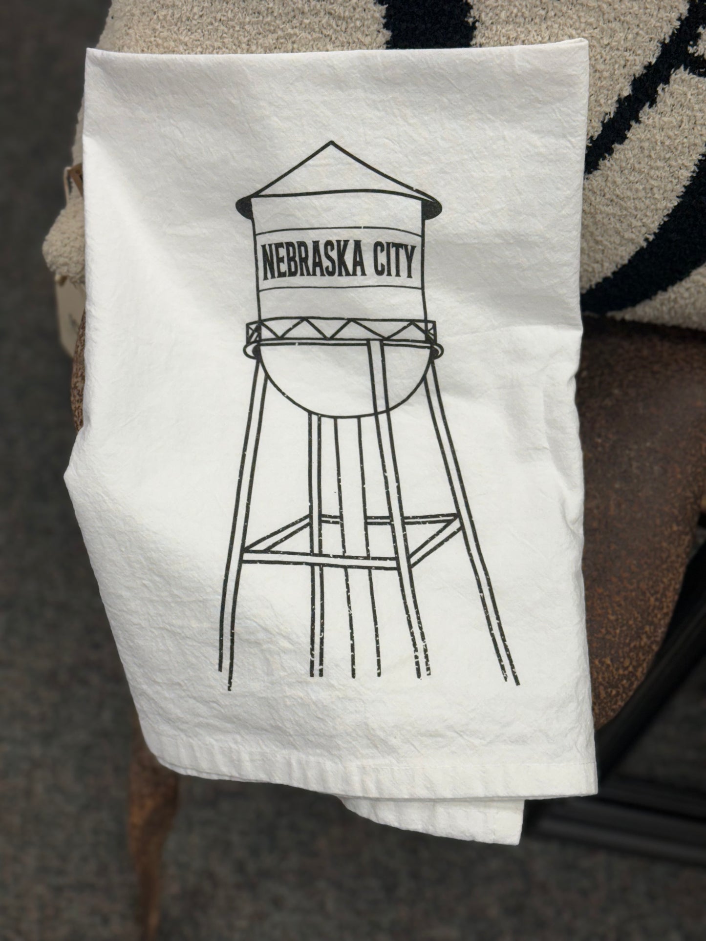 Nebraska City Water Tower Towel