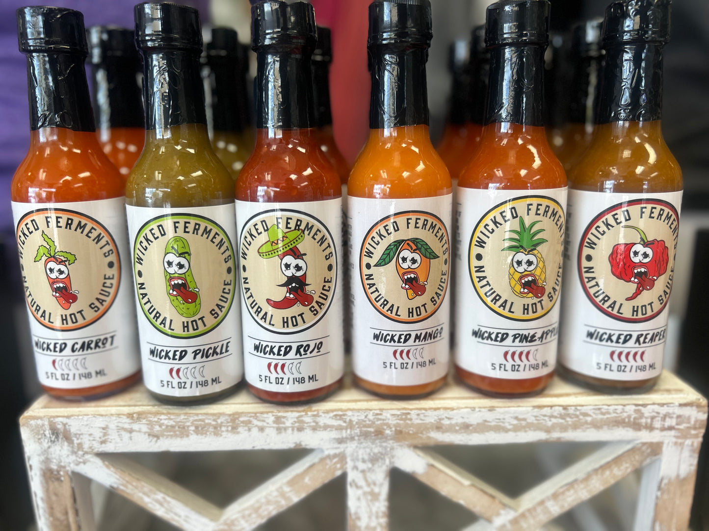 Wicked Fermented Natural Hot Sauce