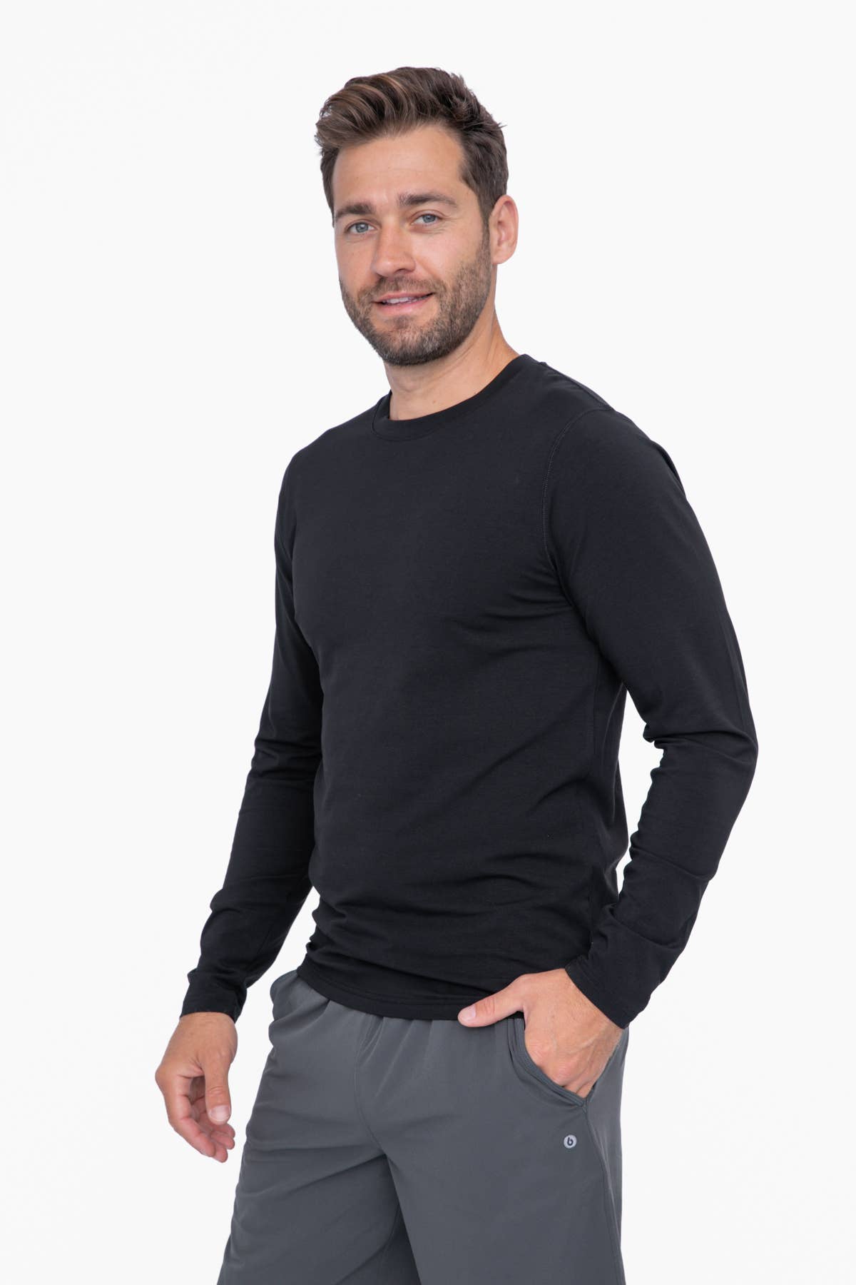 Pima Cotton Blend Long Sleeve