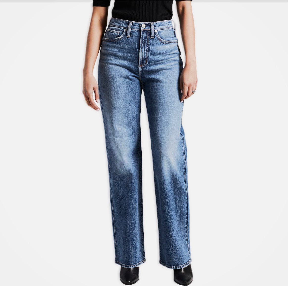 Highly Desirable High Rise Trouser Dad Jean