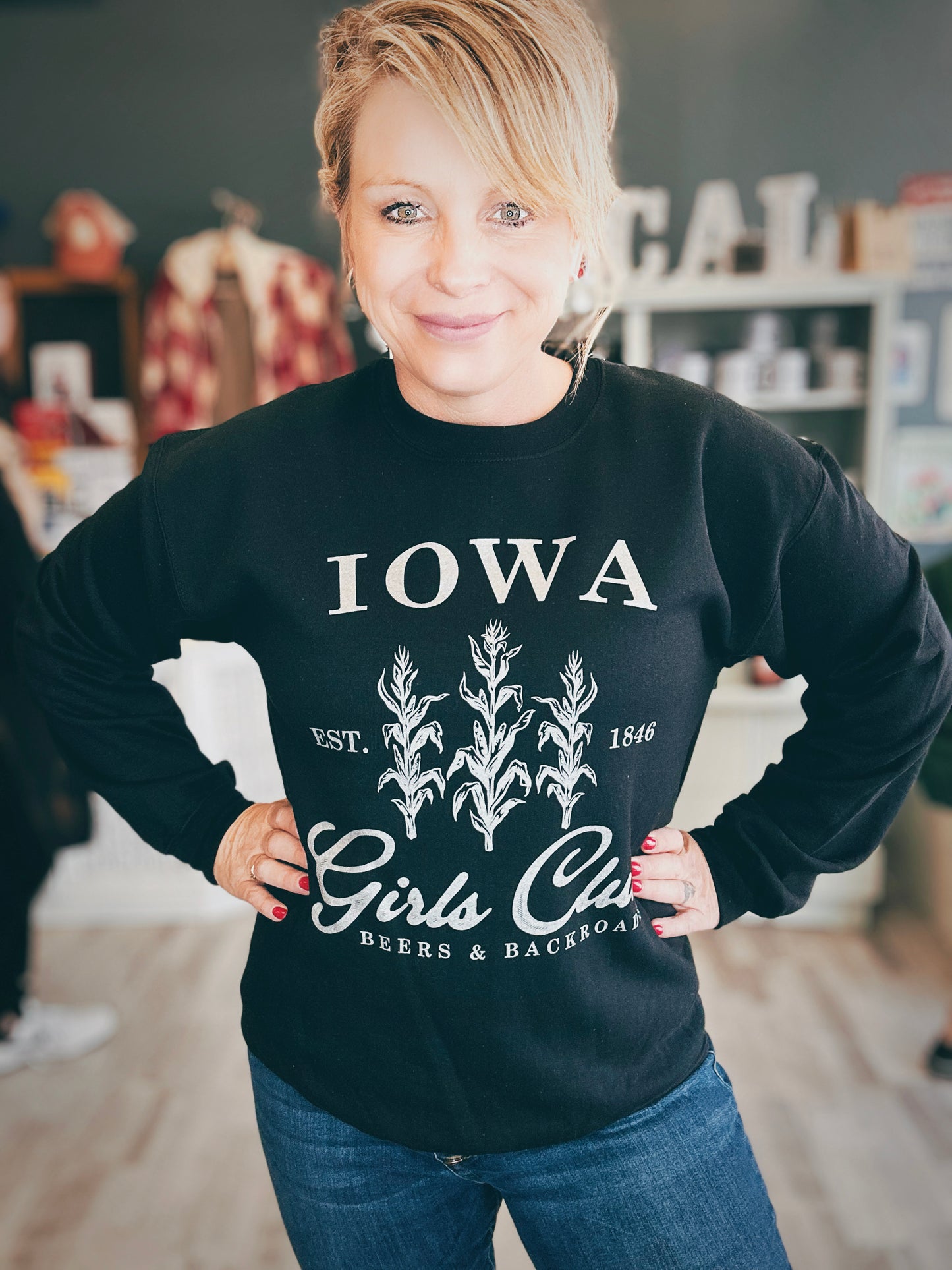 Iowa Girls Club Crewneck
