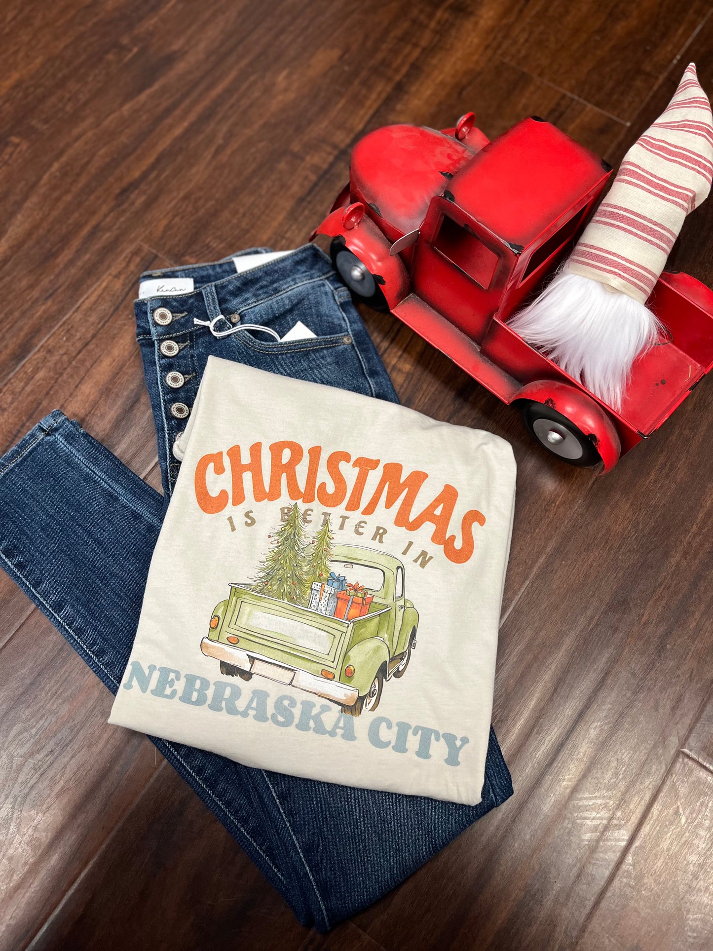 Christmas Is Better In Nebraska City Tee