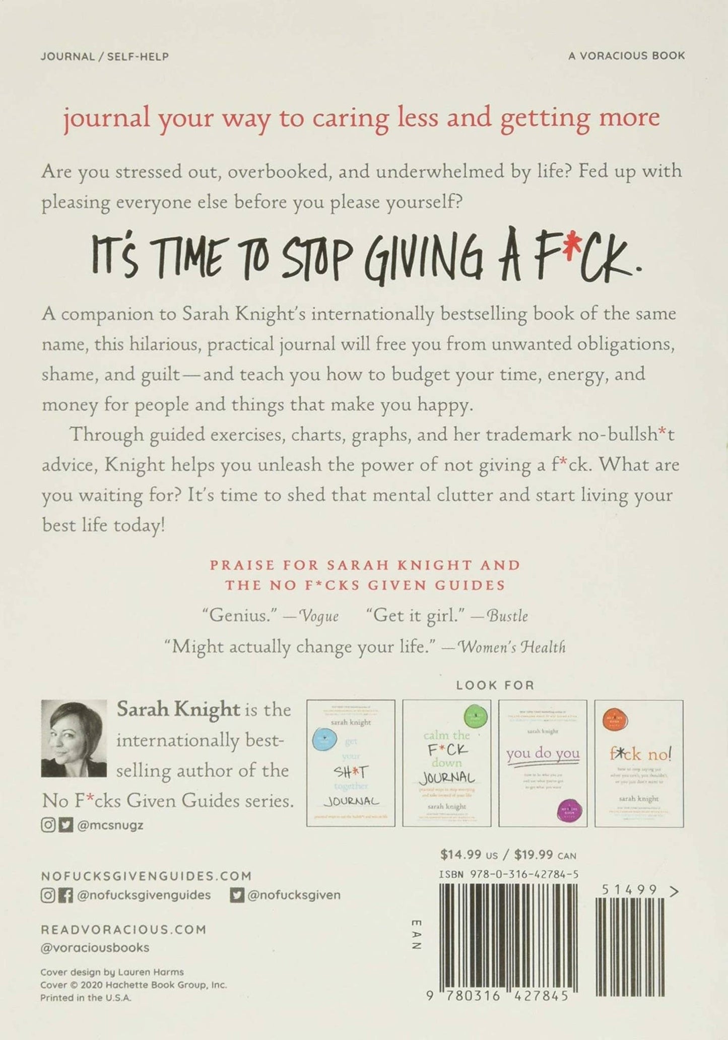 Life-Changing Magic of Not Giving A F*ck JOURNAL