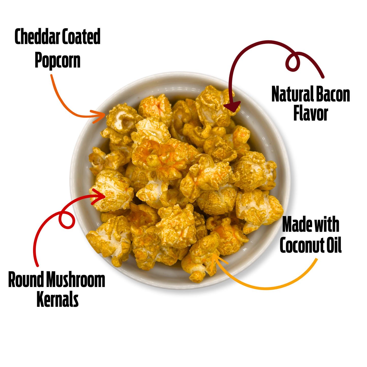 Bacon Cheddar Gourmet Popcorn