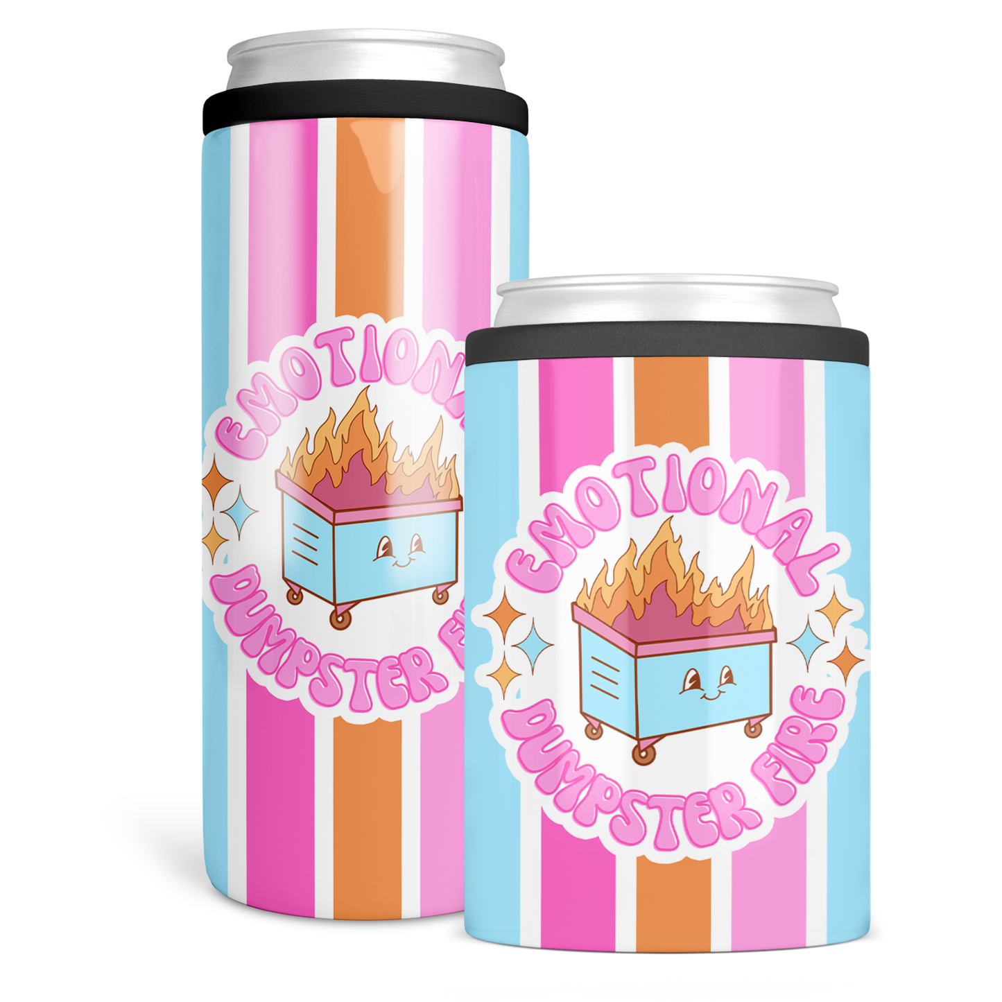 Emotional Dumpster Fire Can Cooler