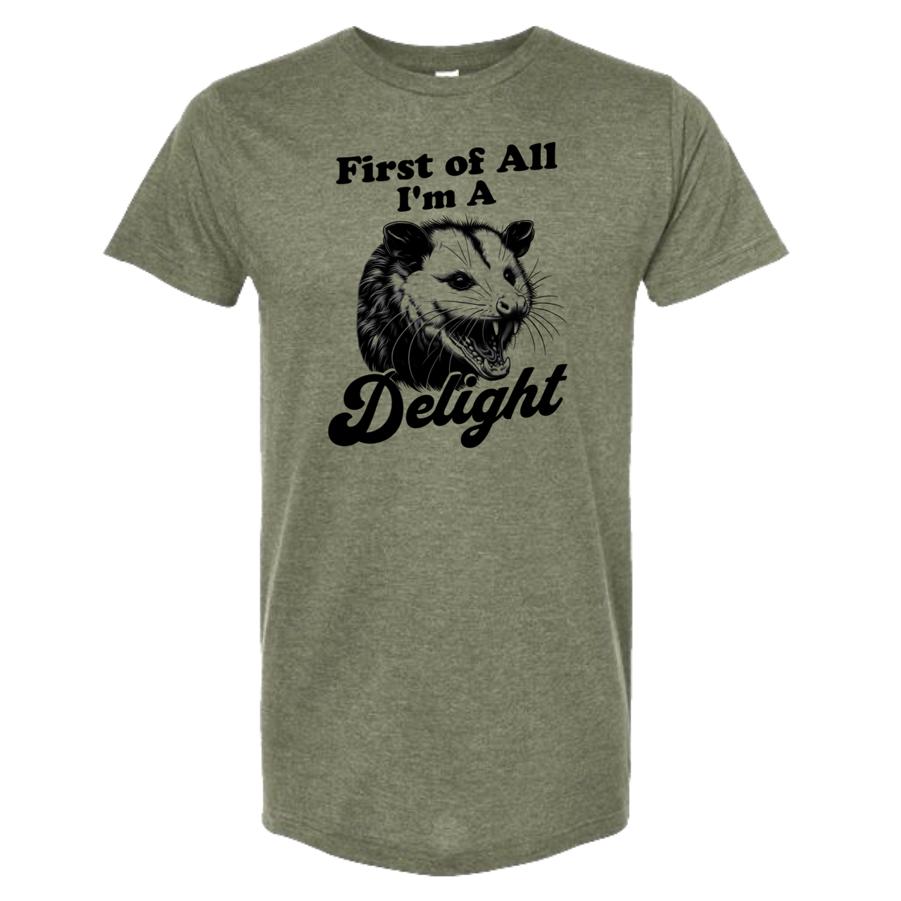 FIRST OF ALL I'M A DELIGHT T-SHIRT