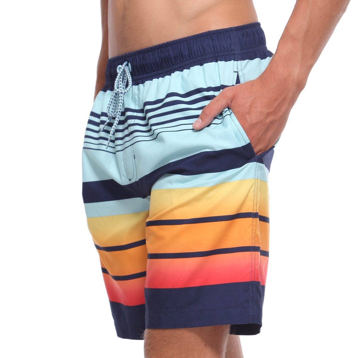 Men's Quick Dry Mesh Lined Bathing Swim Trunks