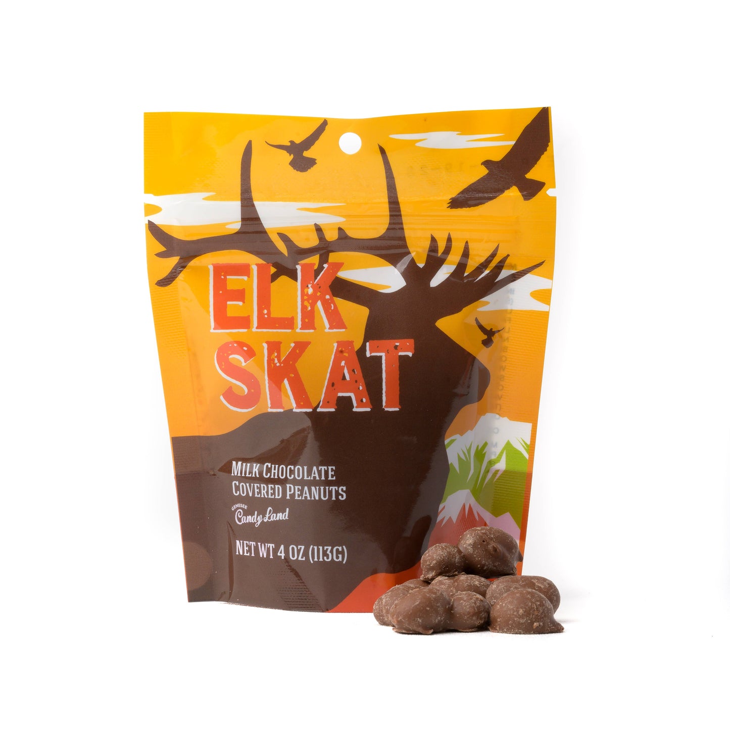 Elk Skat (chocolate covered peanuts)