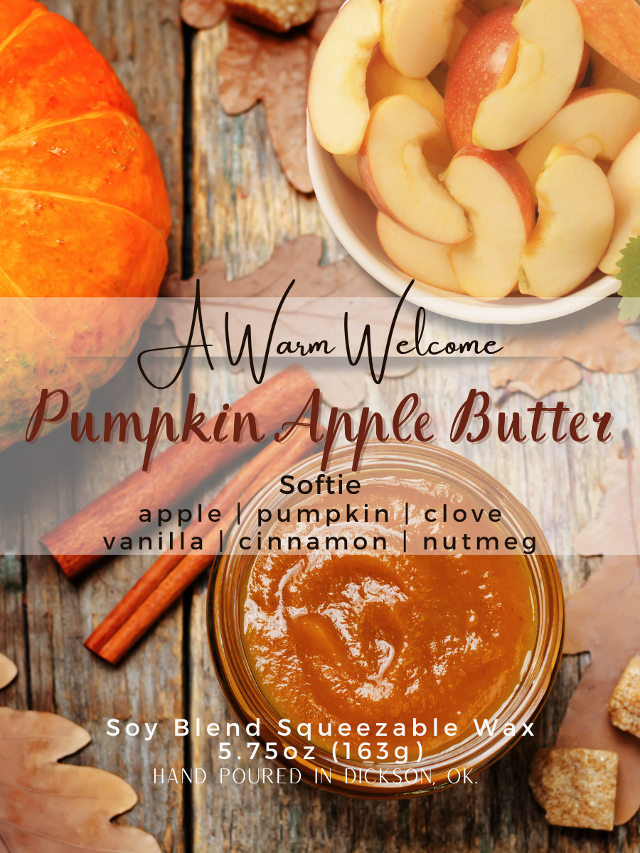 Pumpkin Apple Butter Softie | Squeeze Wax Melt | Soft Candle