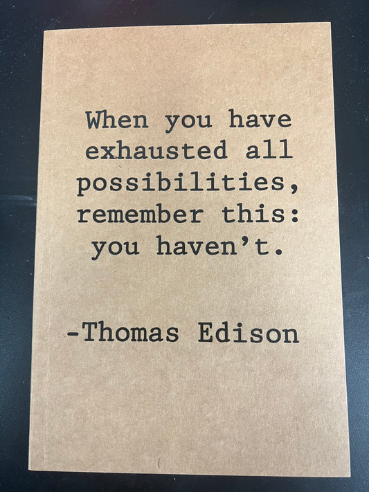 Exhausted all possibilities Notebook