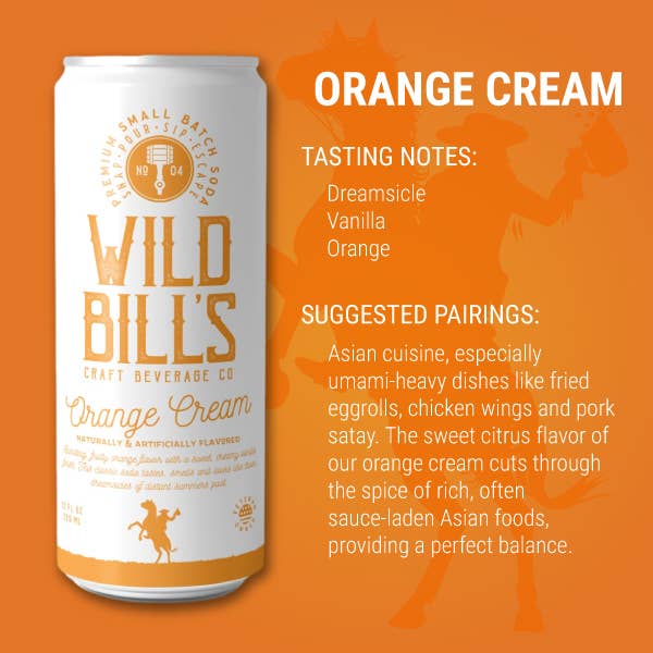 Orange Cream - Premium Cane Sugar Soda