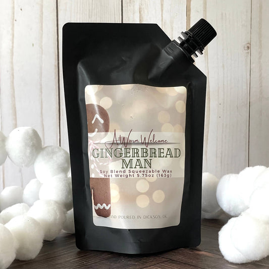 Gingerbread Man Softie | Squeeze Wax Melt