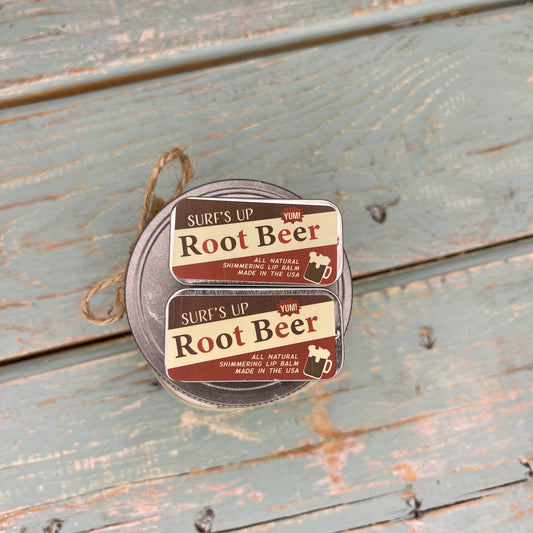 Root Beer Shimmering Lip Balm