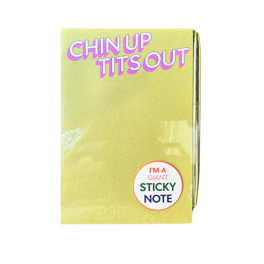 Chin Up Tits Out Notepad