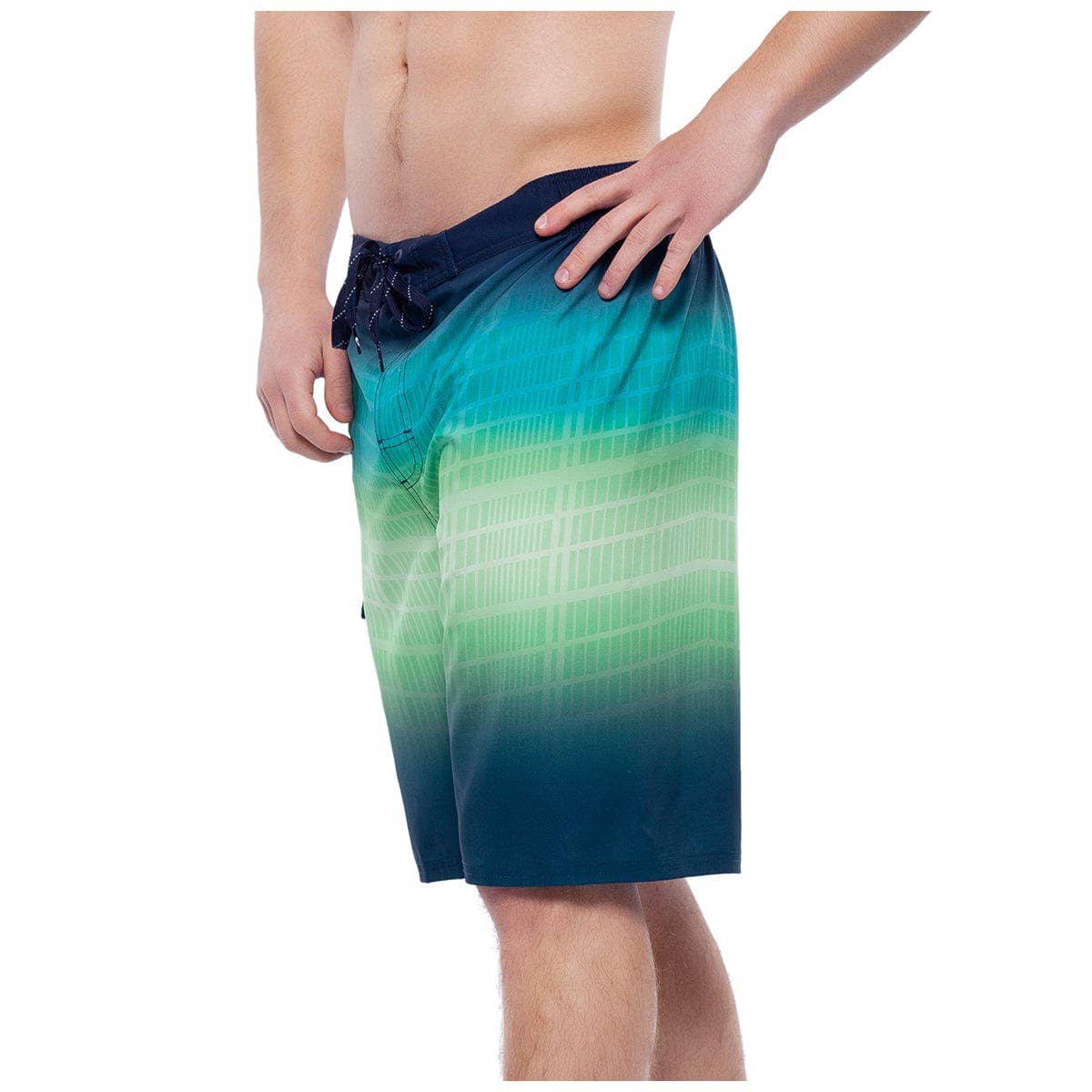 Men's 4-Way Stretch Board Shorts 9" Quick Dry Beach Swimwear