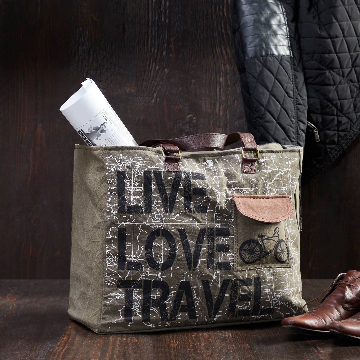 Live Love Travel Up-Cycled Travel Weekender