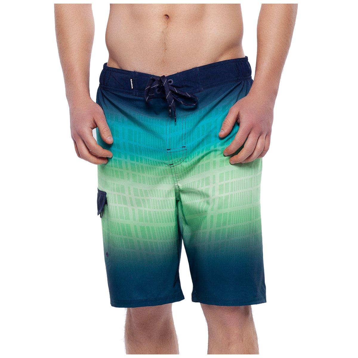 Men's 4-Way Stretch Board Shorts 9" Quick Dry Beach Swimwear