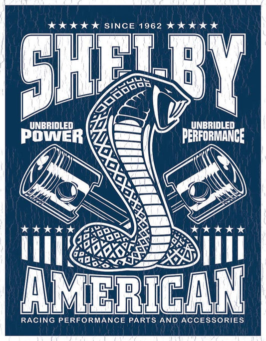 Shelby - Unbridled Tin Sign