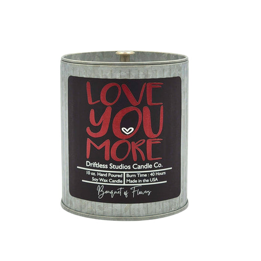 Love you more Valentines Farmhouse Candle