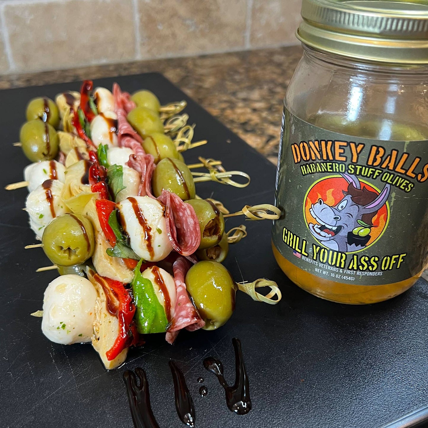 Habanero Stuffed Olives