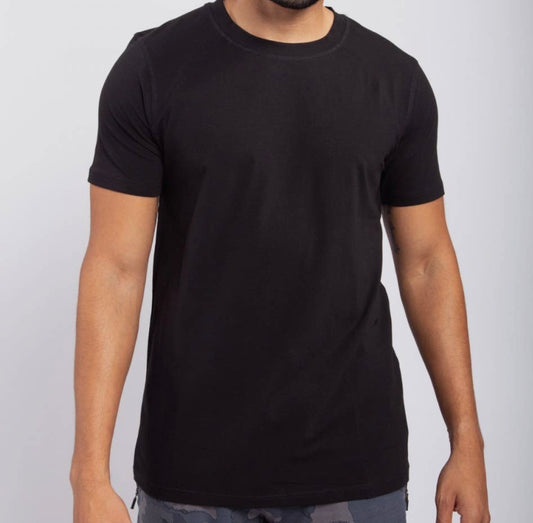 Classic Crew Neck Tee in Black