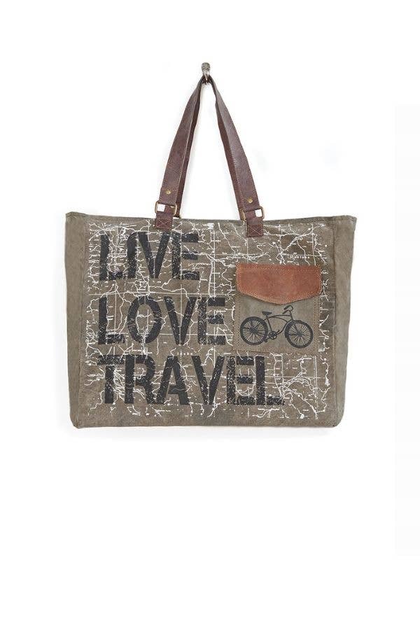 Live Love Travel Up-Cycled Travel Weekender