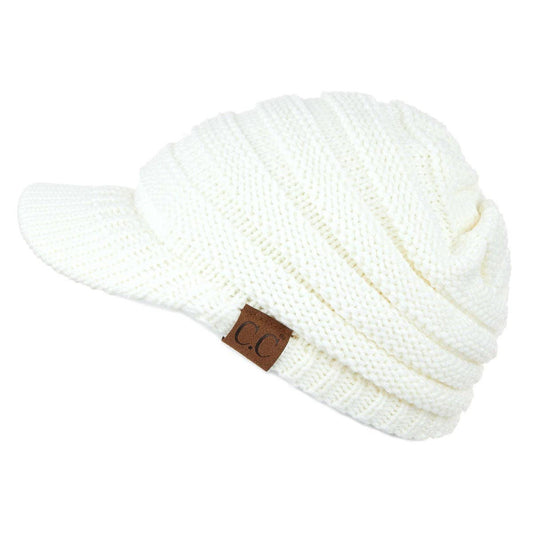 CC Beanie Brim Cap In Ivory