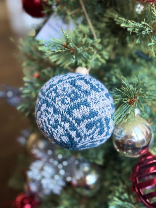 Nordic Yarn Ornament - Recycled Sustainable Christmas Decor