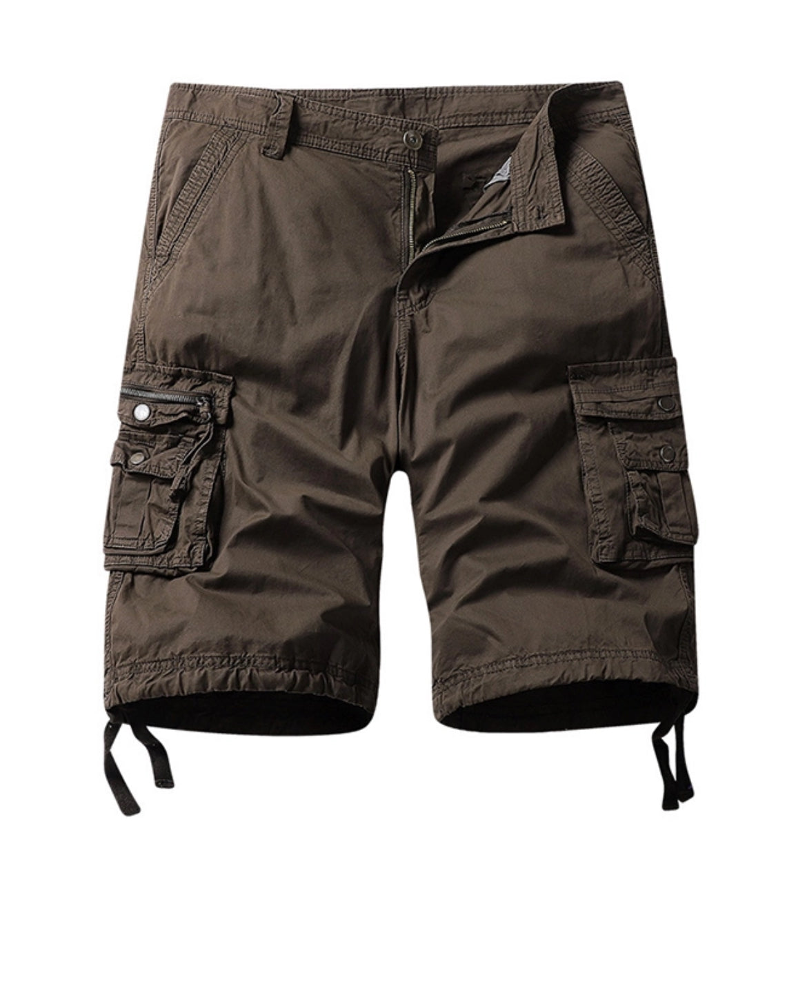 Cargo Pocket Shorts in Brown