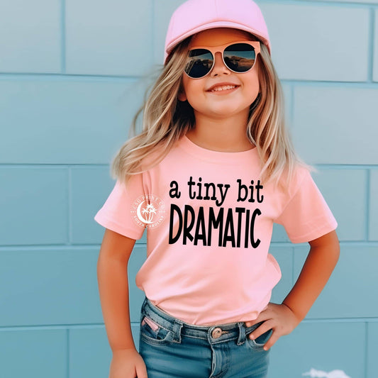 Tiny Bit Dramatic Tee in Hot Pink