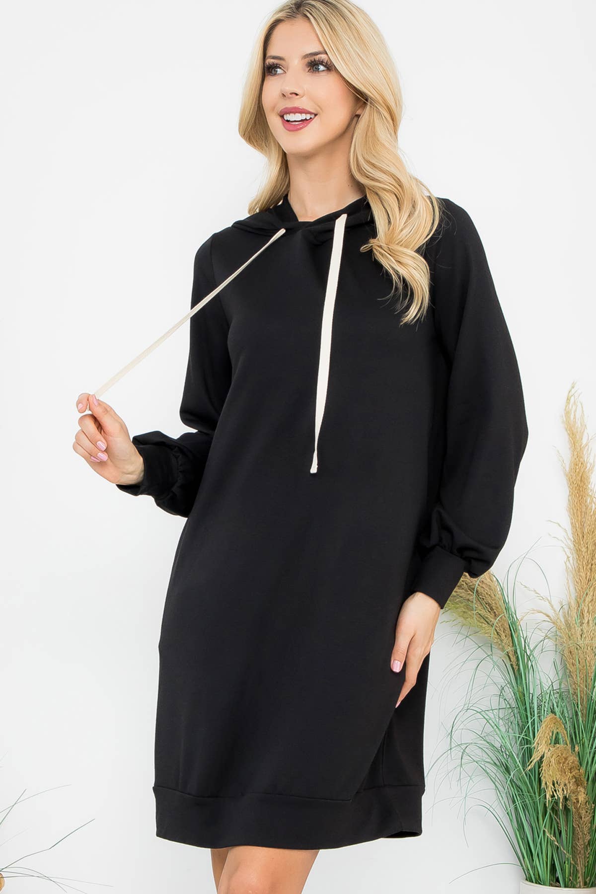 Hoodie Dress With Pockets