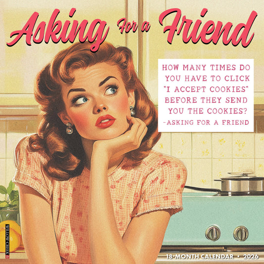 Asking for a Friend 2026 Wall Calendar