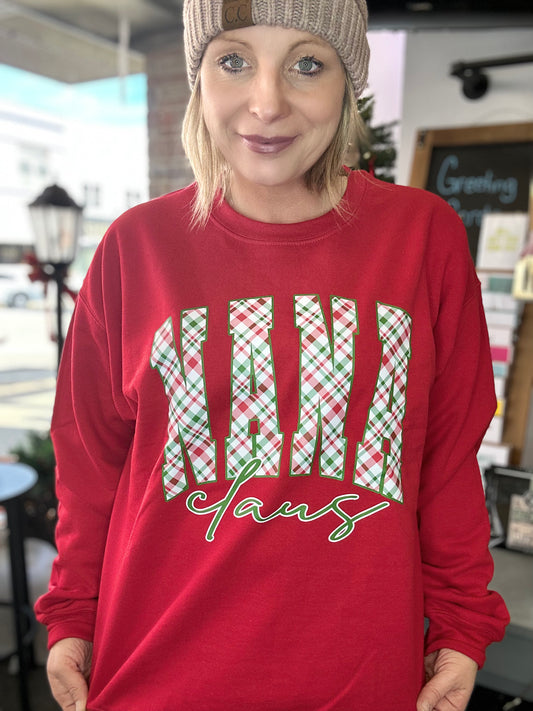 Nana Claus Crewneck Sweatshirt