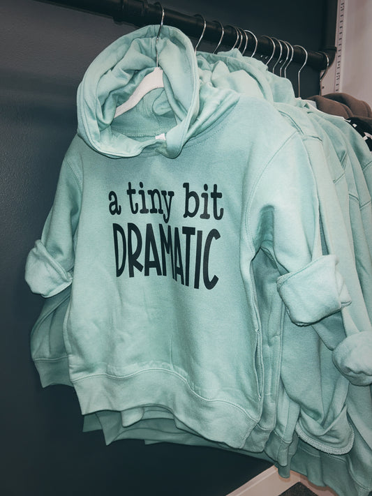 A Tiny Bit Dramatic-Hoodie In Saltwater