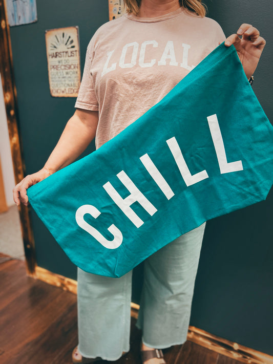 CHILL Oversized Lightweight Canvas Tote Bag