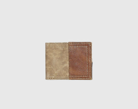 Canvas Two Tone Bi-Fold Wallets