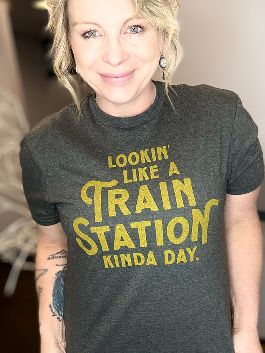 Train Station Kinda Day Tee