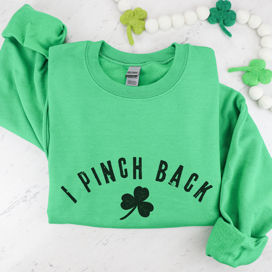 I Pinch Back Crewneck Sweatshirt