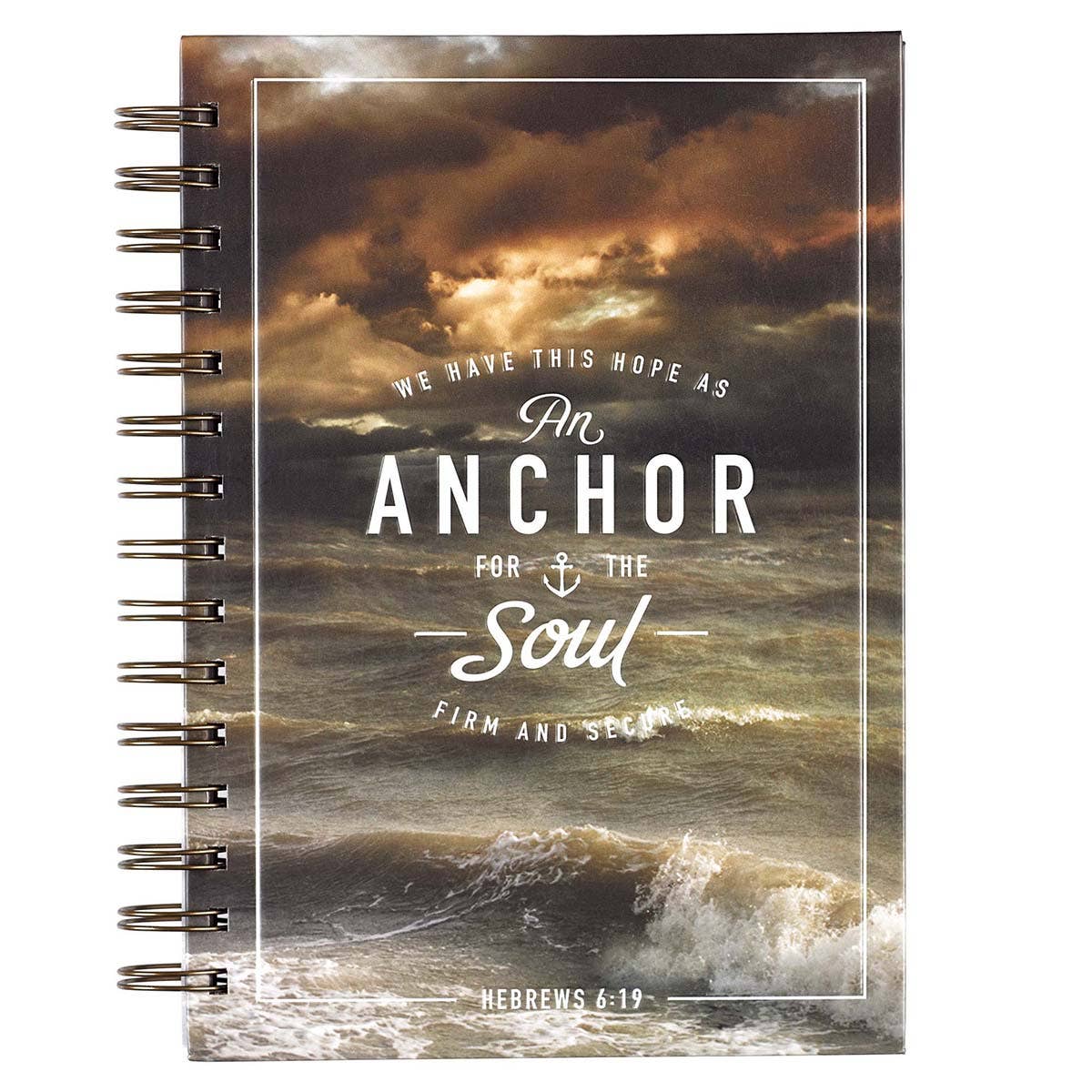 Anchor For The Soul Large Wirebound Journal