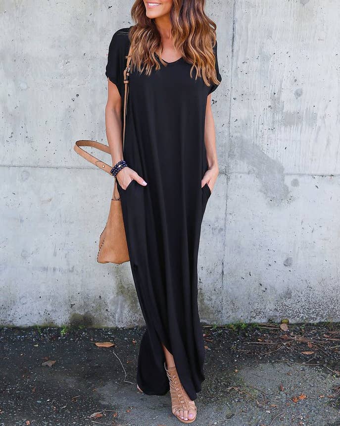 Shift Maxi long Dress