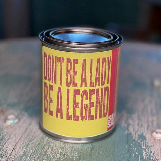 Don't Be a Legend Sea Salt Paint Can Candle