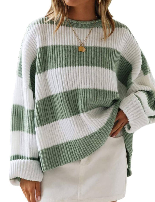Crew Neck Long Sleeve Sweater