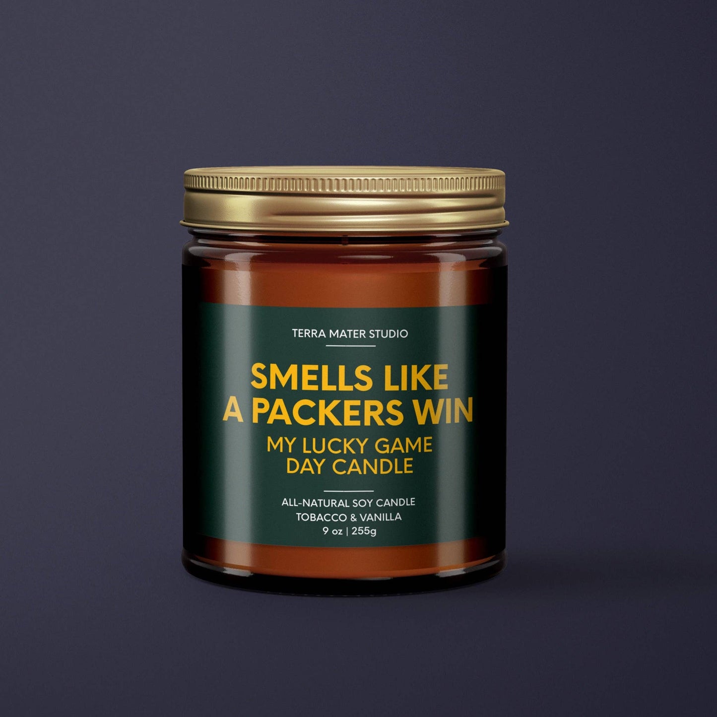 Smells Like A Packers Win | Green Bay Lucky Game Day Candle | Soy Wax Candle