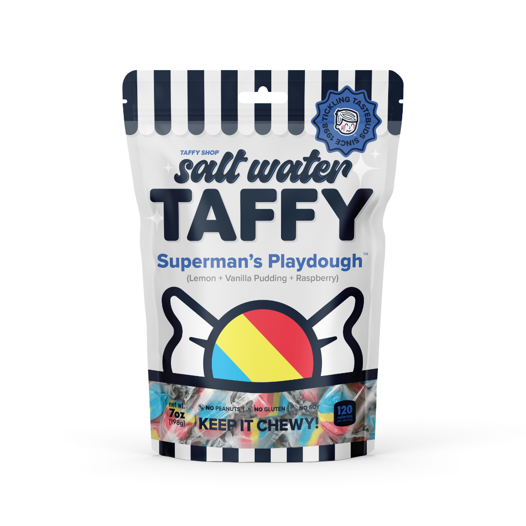 Superman's Playdough™ Taffy Lemon+Vanilla Pudding+Raspberry