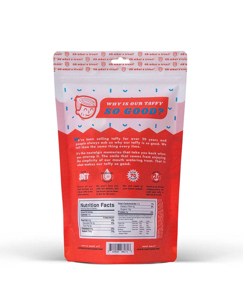 Chocolate Lovers Favorites Assorted Taffy Bag'