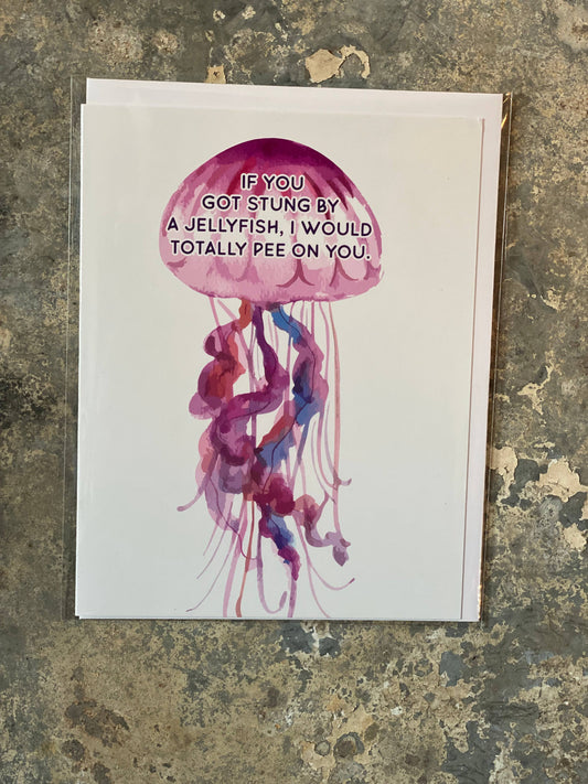 Jelly Fish Greeting Card