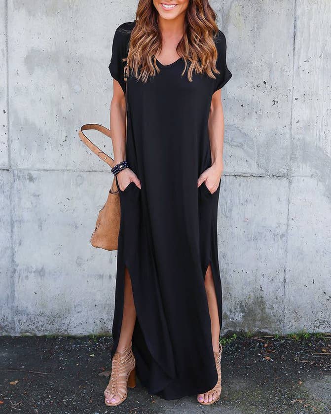 Shift Maxi long Dress